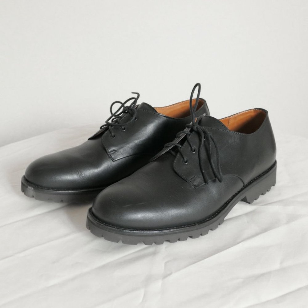J. Crew Black Camden leather bluchers Size 8.5